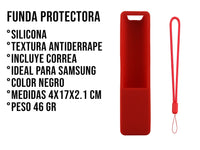 Funda Silicon Modelos Samsung - Rojo