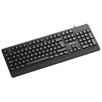 PHILIPS Teclado Alámbrico SPK6247B/85, USB Plug & Play, Teclas Multimedia, Tamaño Completo, Diseño Ergonómico, Teclas de Membrana, Compatible con Windows, Mac y Linux