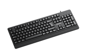 PHILIPS Teclado Alámbrico SPK6247B/85, USB Plug & Play, Teclas Multimedia, Tamaño Completo, Diseño Ergonómico, Teclas de Membrana, Compatible con Windows, Mac y Linux