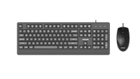 Combo Teclado y Mouse Philips Alámbricos Serie 2000, USB Plug & Play, Teclado de Tamaño Completo, Mouse Óptico 1200 dpi, Teclas Multimedia, Compatible con Windows, Mac y Linux, Negro