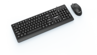 Combo Teclado y Mouse Philips Alámbricos Serie 2000, USB Plug & Play, Teclado de Tamaño Completo, Mouse Óptico 1200 dpi, Teclas Multimedia, Compatible con Windows, Mac y Linux, Negro