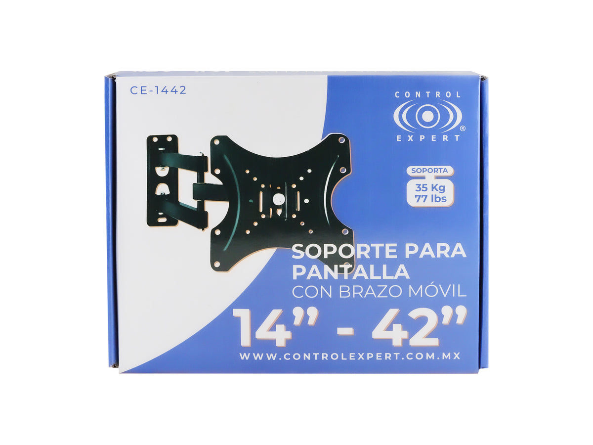 Soporte Articulado para Pantalla de 14” a 43” – Ajustable y Escalable