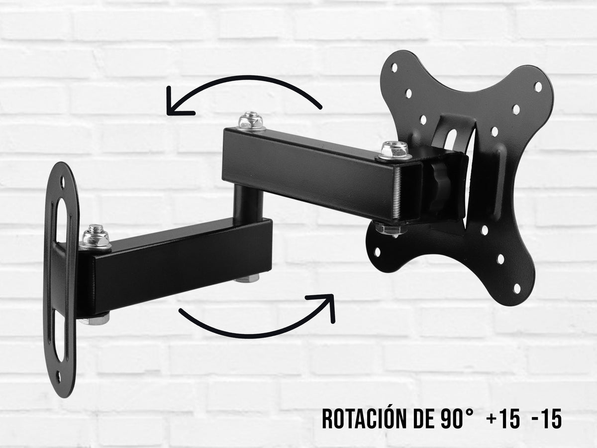 Soporte Articulado para Pantalla de 14” a 43” – Ajustable y Escalable