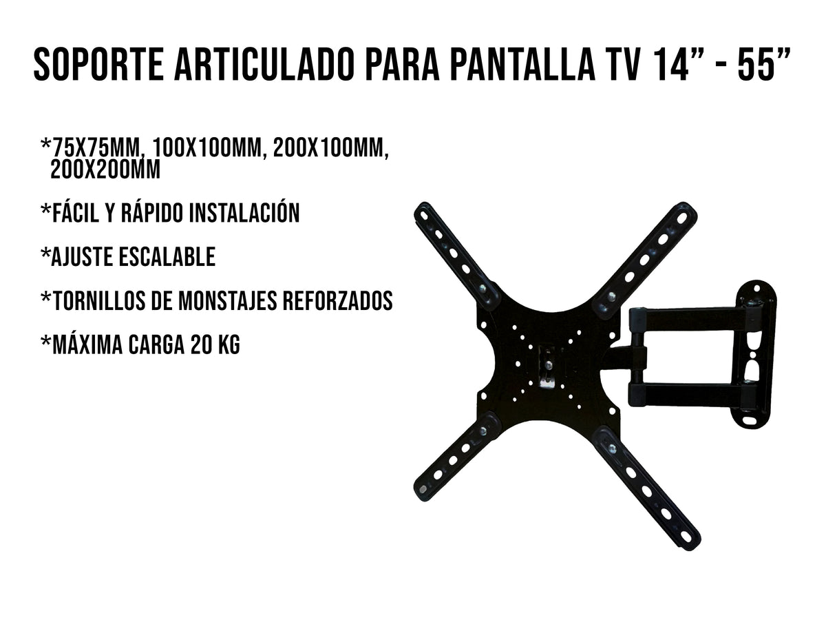 Soporte Articulado para Pantalla de 14