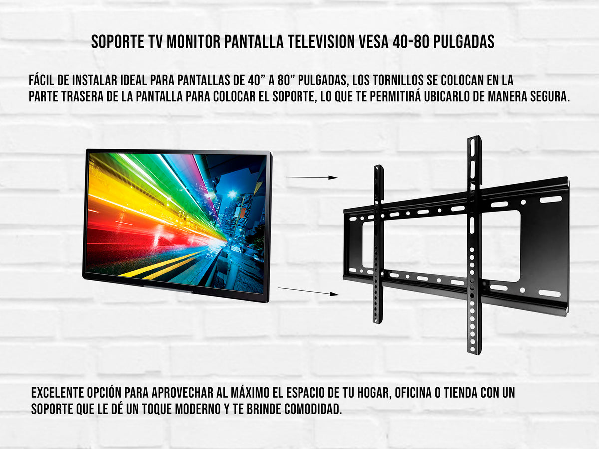 Soporte Fijo para Pantalla de 40