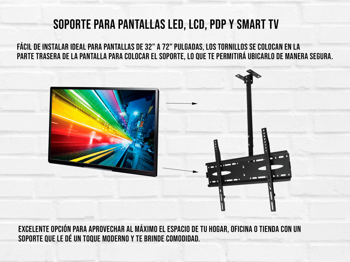 Soporte Para Pantalla de Techo 32
