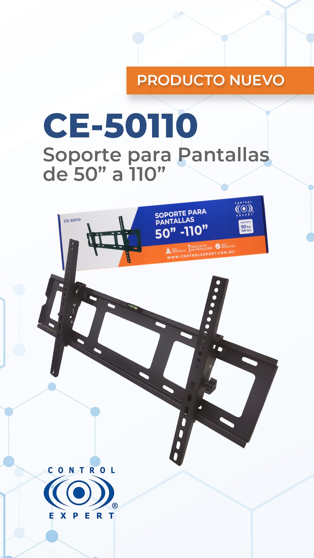 Soporte de Pantalla Fijo para Televisores de 50