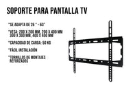Soporte de Pared para Pantalla de 26” a 63” – Ajustable y Escalable