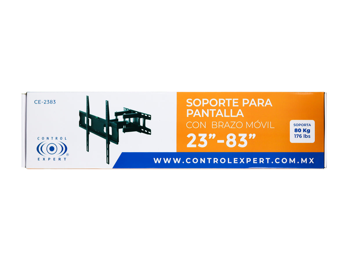Soporte para Pantalla con Doble Brazo Móvil de 23” a 86”