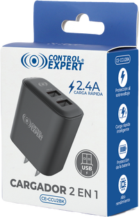 Cargador de Pared Control Expert con 2 Puertos