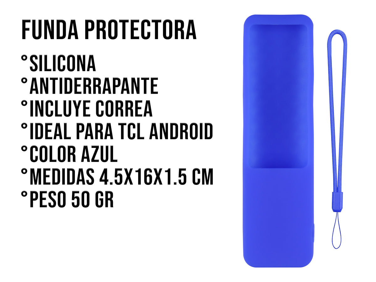 Funda Silicon TCL - Azul