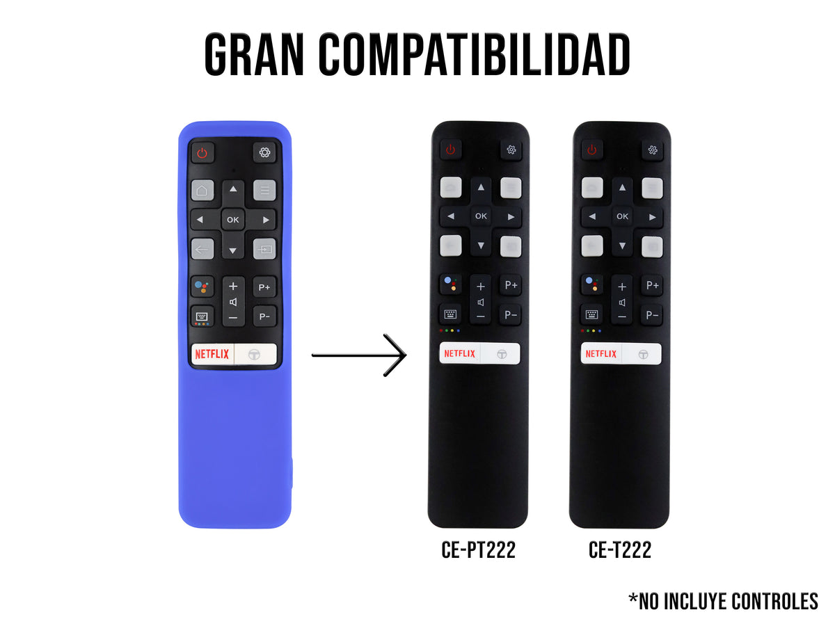 Funda Silicon TCL - Azul