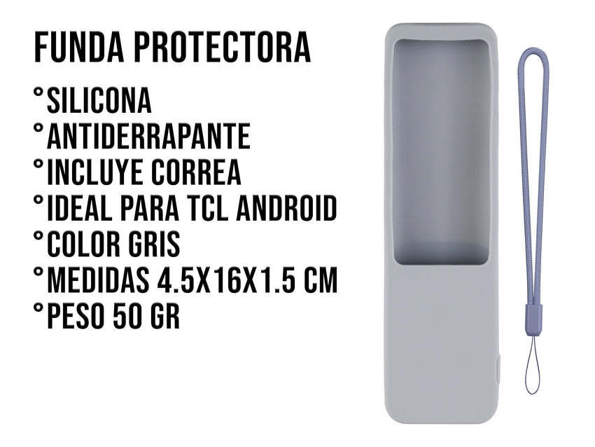 Funda Silicon TCL - Gris