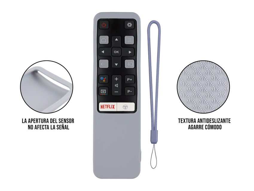 Funda Silicon TCL - Gris