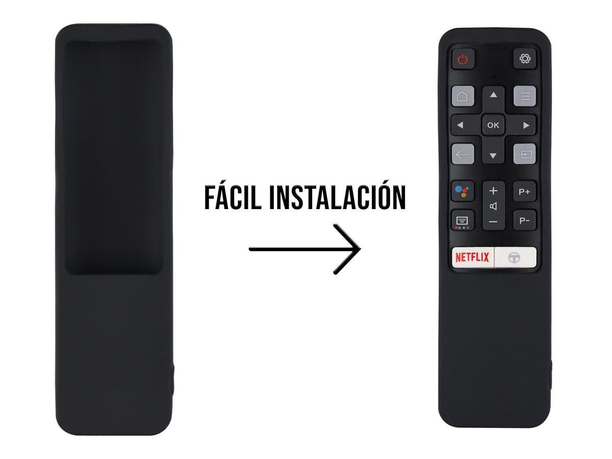 Funda Silicon TCL - Negro