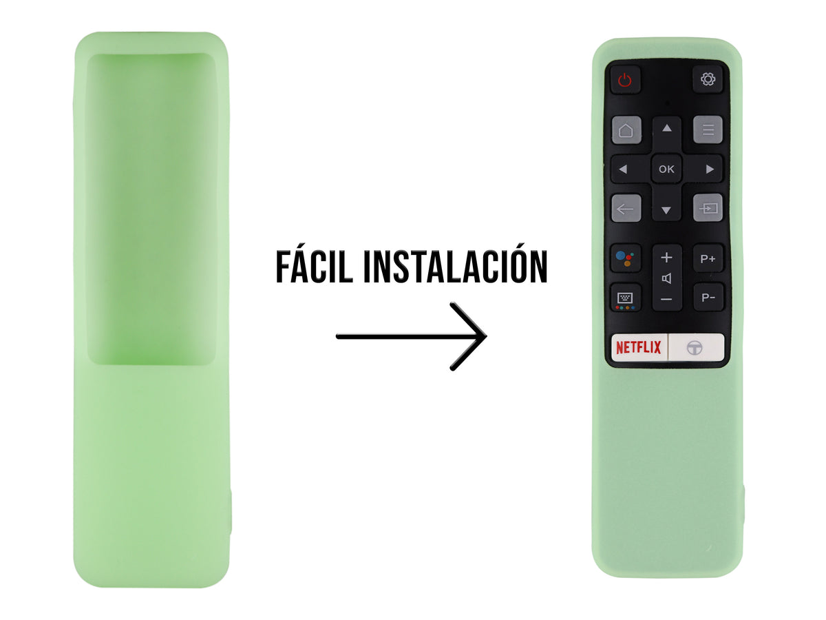 Funda Silicon TCL - Verde Fosforescente