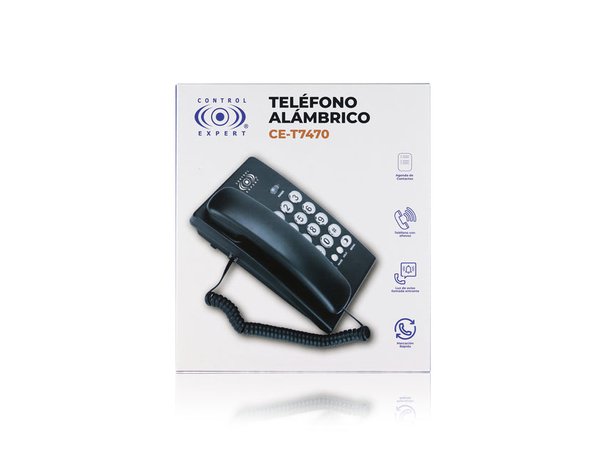 Teléfono Alámbrico Casa Oficina Hotel Fijo Moderno Negocio