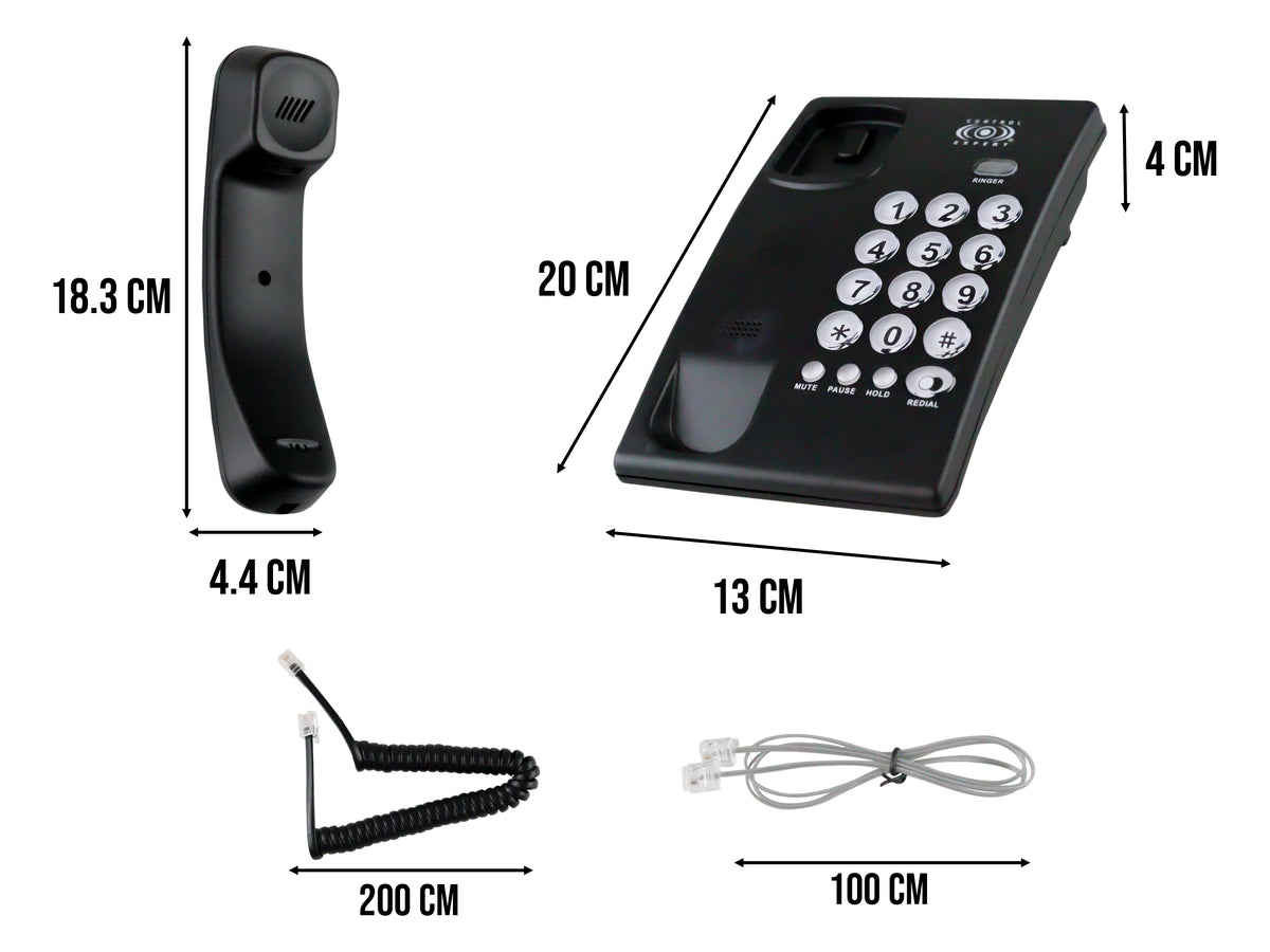 Teléfono Alámbrico Casa Oficina Hotel Fijo Moderno Negocio