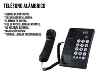 Teléfono Alámbrico Casa Oficina Hotel Fijo Moderno Negocio