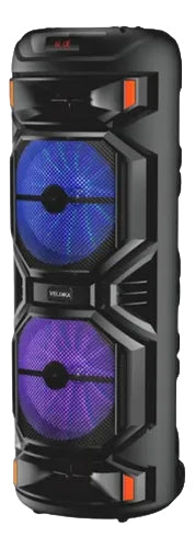 Bocina Doble Bluetooth Tipo Torre Luz RGB