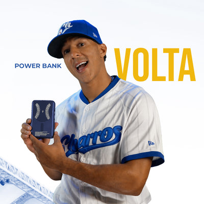 VOLTA Power Bank Magnética 10,000 mAh Carga Rápida con Cables - Edición Especial Charros