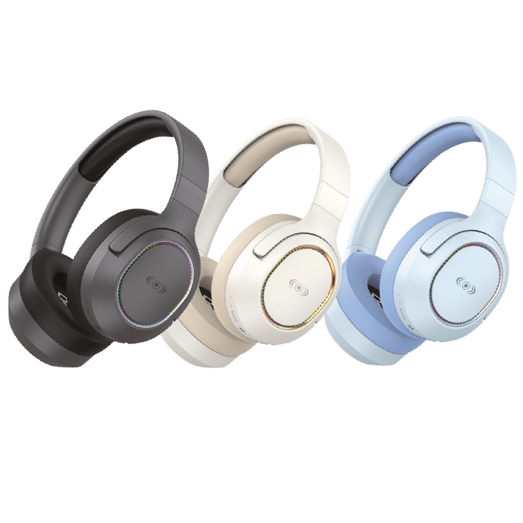 kit de Audífonos Diadema RGB  + Bocina Bluetooth Portátil