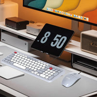 Combo teclado y mouse alámbrico USB diseño moderno de marco estrecho, velocidad de respuesta, compatible con Windows 8/10/11 y Android