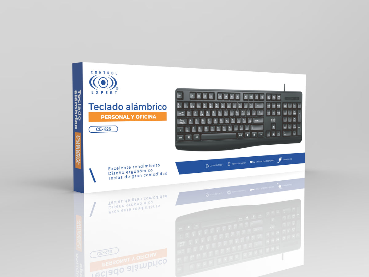 Teclado alámbrico Control Expert CE-K26